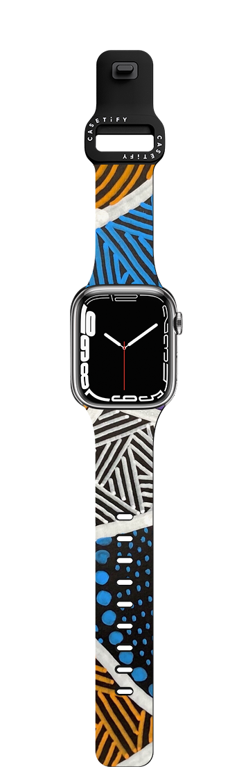 "Changing Tides" | Apple Watch Series 7-9 (45mm) / Impact Band / Black | Image 1