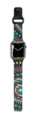 "Community" | Apple Watch Series 7-9 (45mm) / Impact Band / Black | Image 1