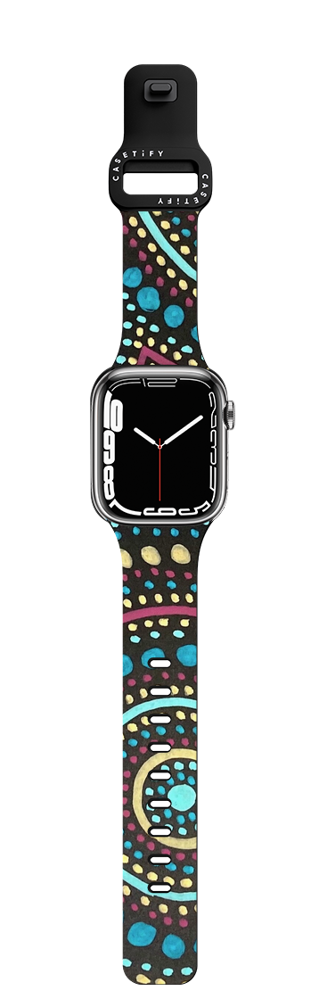 "Community" | Apple Watch Series 7-9 (45mm) / Impact Band / Black | Image 1