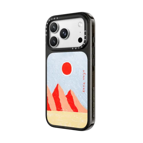 the sunset | iPhone 18 Pro Max / Impact Case MagSafe Compatible - Glossy / Glossy Black | Image 2