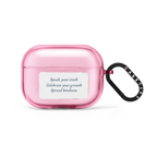SPEAK YOUR TRUTH | AirPods Pro 2 / Earbuds Impact Case / Pink Fizz | Image 1