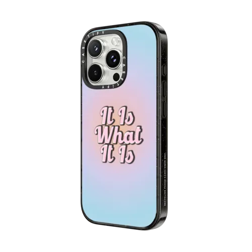 IT IS WHAT IT IS | iPhone 16 Pro Max / Impact Case MagSafe Compatible / Black | Image 2