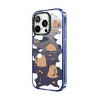 Floating Capybara | iPhone 16 Pro Max / Impact Case MagSafe Compatible / Glitter Indigo | Image 2