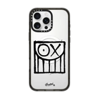 Square Mr. A - Black Logo | iPhone 16 Pro Max / Impact Case MagSafe Compatible / Black | Image 1