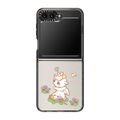 baby unicorn | Galaxy Z Flip5 / Impact Case / Black | Image 1