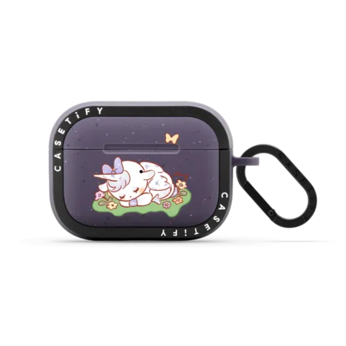 baby unicorn | AirPods Pro 2 / Earbuds Bounce Case / Matte Deep Purple | Image 1