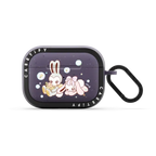 bubble bunnies | AirPods Pro 2 / Earbuds Bounce Case / Matte Deep Purple | Image 1