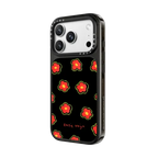 red daisies | iPhone 18 Pro Max / Impact Case MagSafe Compatible - Glossy / Glossy Black | Image 2