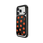red daisies | Snappy Cardholder Stand / Snappy Cardholder Stand MagSafe Compatible / Black | Image 2