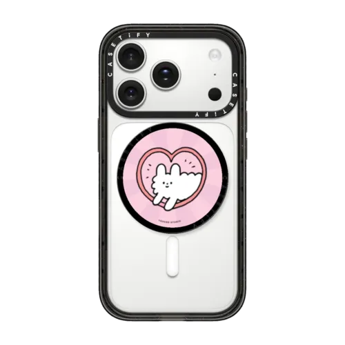 Dog Cloud With Love | Snappy Grip Stand / Snappy Grip Stand MagSafe Compatible / Black | Image 1