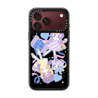violet flower | iPhone 18 Pro Max / Impact Case MagSafe Compatible - Glossy / Glossy Black | Image 1