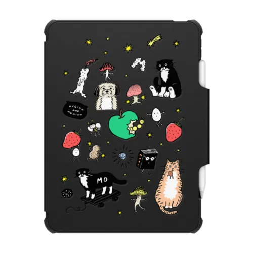 Mo and Friends | iPad Pro 12.9-inch (5th/6th gen) / iPad Impact Folio Case / Black | Image 1