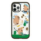 Touring Capybara | iPhone 12 Pro Max / Impact Case / Black | Image 1