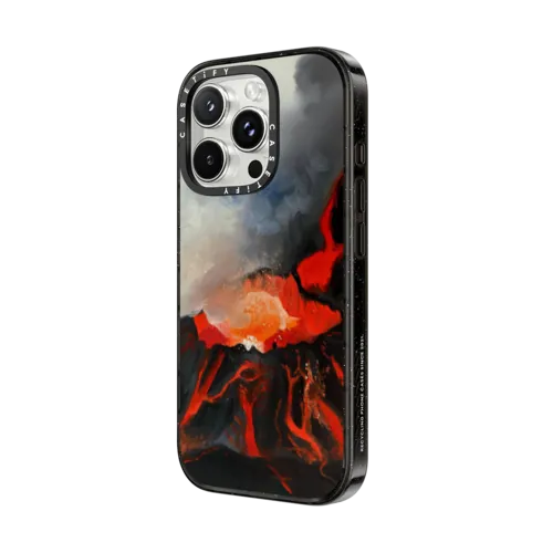 When the Volcano Thinks of You | iPhone 16 Pro Max / Impact Case / Black | Image 2