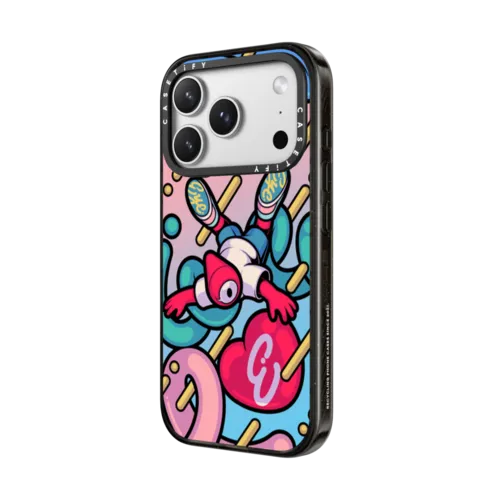 Fall into the heart | iPhone 17 Pro Max / Impact Case MagSafe Compatible / Black | Image 2
