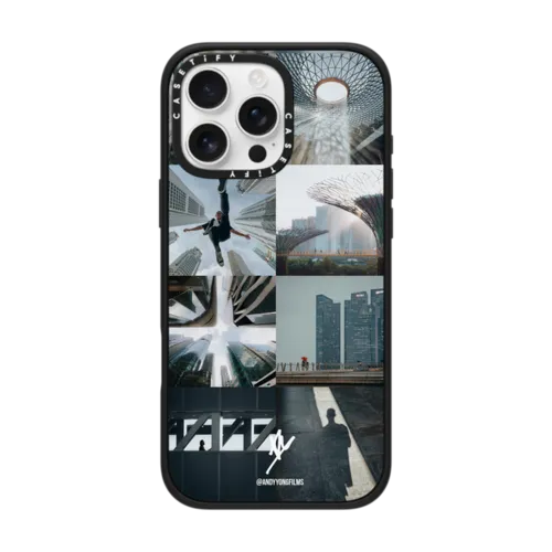 Blue by Andyyongfilms | iPhone 16 Pro Max / Impact Case MagSafe Compatible / Matte Black | Image 1