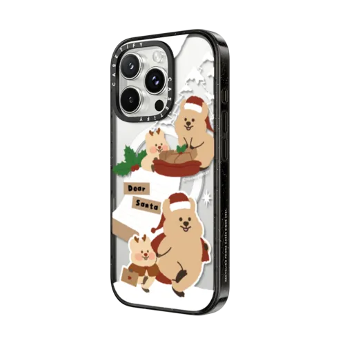 DEAR SANTA KKOTKA | iPhone 16 Pro Max / Impact Case MagSafe Compatible / Black | Image 2