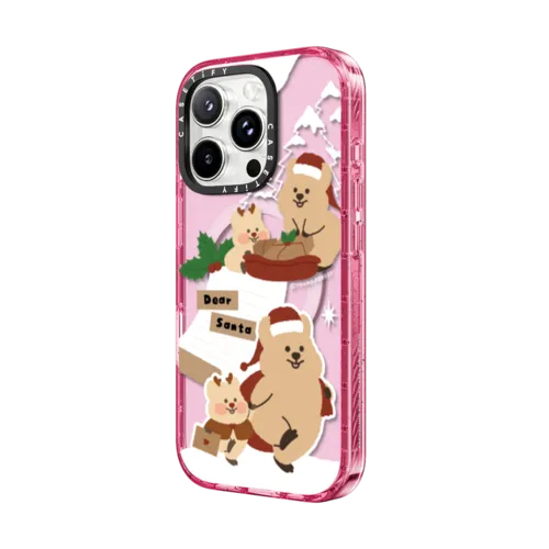 DEAR SANTA KKOTKA | iPhone 16 Pro Max / Impact Case MagSafe Compatible / Pink Fizz | Image 2