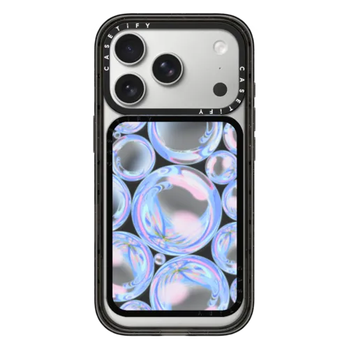 Bubble Energy | Snappy Cardholder Stand / Snappy Cardholder Stand MagSafe Compatible / Black | Image 1