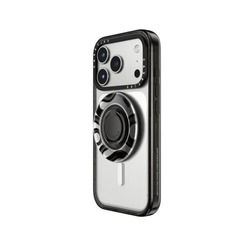 Black Kingsnake | Snappy Ring Holder / Snappy Mirror Ring Holder MagSafe Compatible / Silver | Image 2