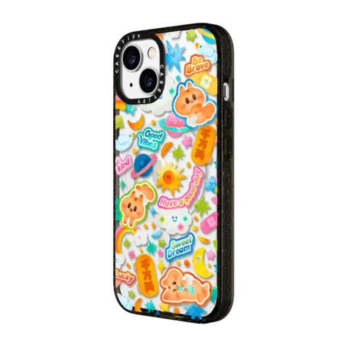Good Vibes Good Day | iPhone 15 / Impact Case MagSafe Compatible / Black | Image 2