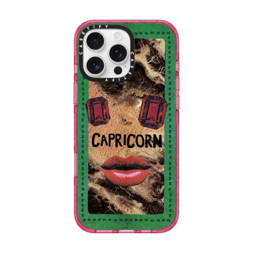 Capricorn | iPhone 16 Pro Max / Impact Case MagSafe Compatible / Pink Fizz | Image 1