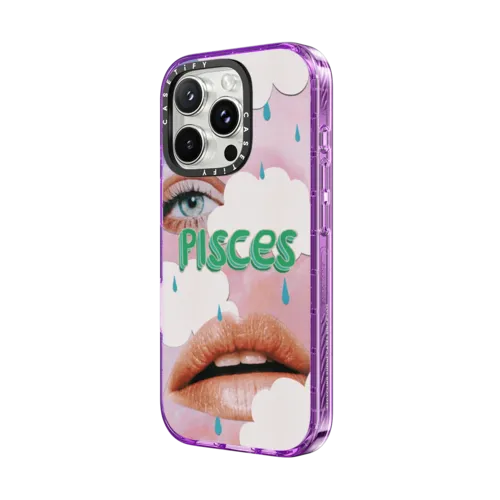 Pisces | iPhone 16 Pro Max / Impact Case MagSafe Compatible / Purple | Image 2