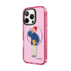 Slowboy in mandarin jacket | iPhone 16 Pro Max / Impact Case MagSafe Compatible / Pink Fizz | Image 2