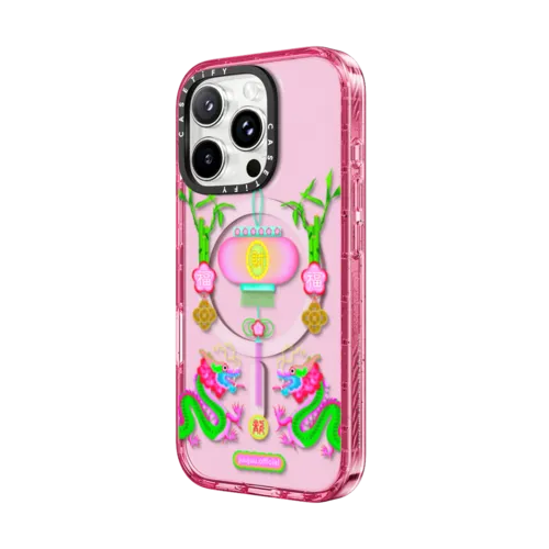 Fuk Fuk Dragon | iPhone 16 Pro Max / Impact Case MagSafe Compatible / Pink Fizz | Image 2