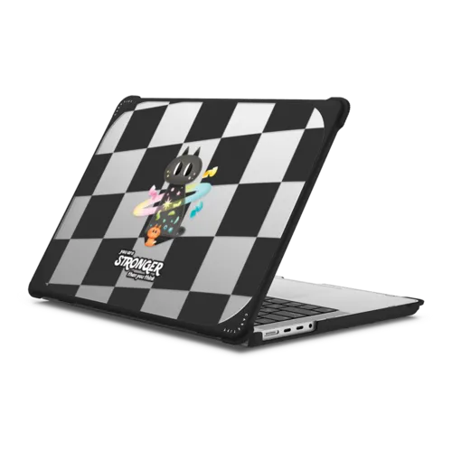 You Are Stronger Than You Think | MacBook Pro 14-inch (M1 - M5) / MacBook Bounce Case / Black | Image 1
