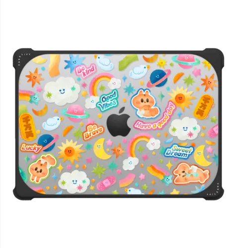 Good Vibes Good Day | MacBook Pro 14-inch (M1 - M5) / MacBook Bounce Case / Black | Image 2