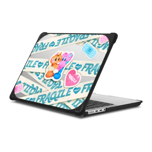 Let Your Heart Heal | MacBook Pro 14-inch (M1 - M5) / MacBook Bounce Case / Black | Image 1