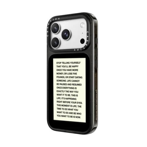 This Moment is Life | iPhone 18 Pro Max / Impact Case MagSafe Compatible - Glossy / Glossy Black | Image 2