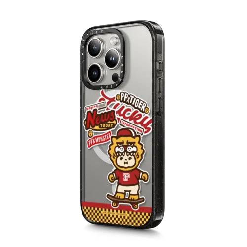 PP Baby Lucky Tiger Case | iPhone 15 Pro Max / Impact Case MagSafe Compatible / Black | Image 2
