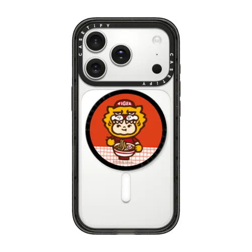 PP Baby Yummy Tiger Case Grip Stand | Snappy Grip Stand / Snappy Grip Stand MagSafe Compatible / Black | Image 1