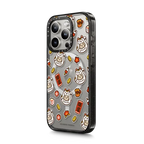 PP Baby Lucky Cat Sticker Case | iPhone 15 Pro Max / Impact Case MagSafe Compatible / Black | Image 2