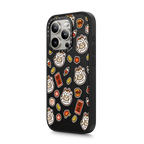 PP Baby Lucky Cat Sticker Case | iPhone 15 Pro Max / Impact Case MagSafe Compatible / Matte Black | Image 2