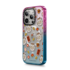 PP Baby Lucky Cat Sticker Case | iPhone 15 Pro Max / Impact Case MagSafe Compatible / Cotton Candy | Image 2