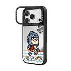 PP Baby You Need Coffee Case | iPhone 17 Pro Max / Mirror Ring Stand Case MagSafe Compatible / Silver on Black | Image 2