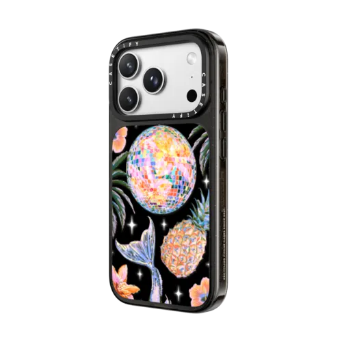 Tropical Disco | iPhone 18 Pro Max / Impact Case MagSafe Compatible - Glossy / Glossy Black | Image 2