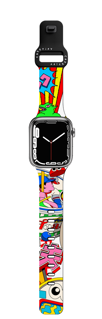 BUBBLE POP | Apple Watch Series 7-9 (45mm) / Impact Band / Black | Image 1