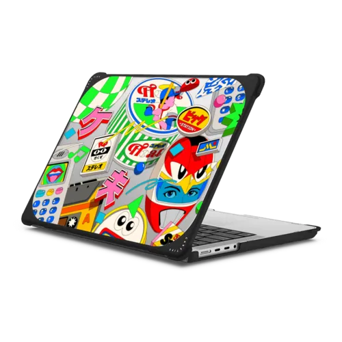 BUBBLE POP | MacBook Pro 14-inch (M1 - M5) / MacBook Bounce Case / Black | Image 1