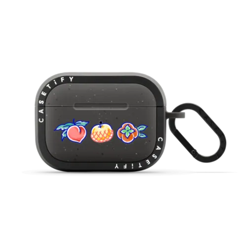 Fruits | AirPods Pro 2 / Earbuds Bounce Case / Matte Charcoal | Image 1