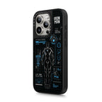Iron Man Blue Print Tech Case - Blue