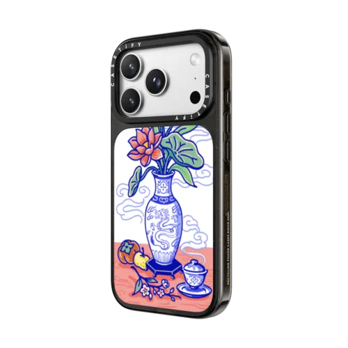 Dragon Vase | iPhone 18 Pro Max / Impact Case MagSafe Compatible - Glossy / Glossy Black | Image 2