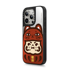 PP Baby Lucky Cat Daruma Red Metallic Case
