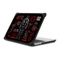 Blue Print Tech Laptop Case | MacBook Pro 14-inch (M1 - M5) / MacBook Bounce Case / Black | Image 1