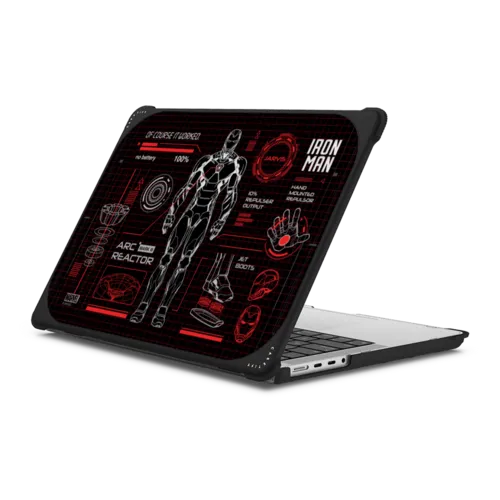 Blue Print Tech Laptop Case | MacBook Pro 14-inch (M1 - M5) / MacBook Bounce Case / Black | Image 1