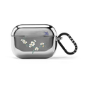 Lucky Magpie AirPods Case | AirPods Pro 2 / Earbuds Mirror Case / Silver | Image 1