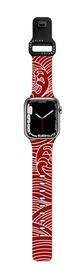 Red Dragon Watch Band | Apple Watch Series 7-9 (45mm) / Impact Band / Black | Image 1